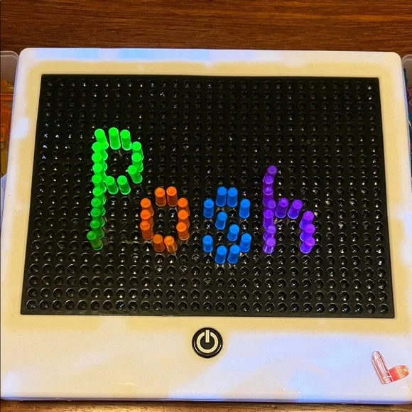 Colorful Light Peg Board for Kids - Picture 1 of 4